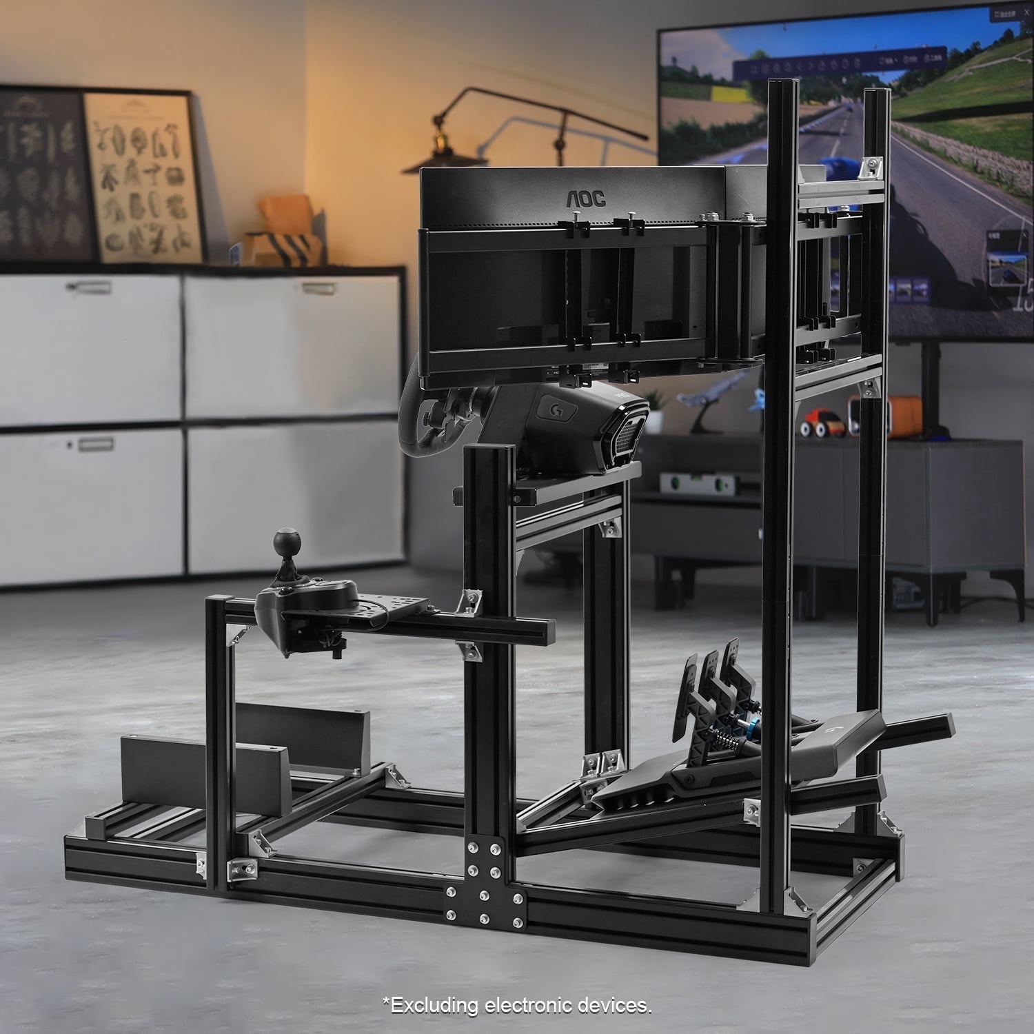 Marada Sim Rig Marada Racing Simulator Cockpit, Constructed With 4080 Aluminum Alloy ...