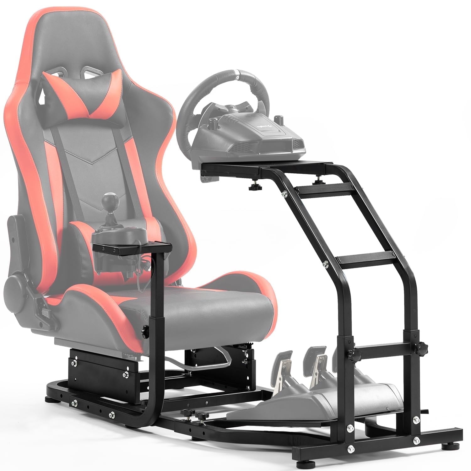 Marada Gaming Racing Simulator Cockpit with Steering, Pedals, Shifter ...