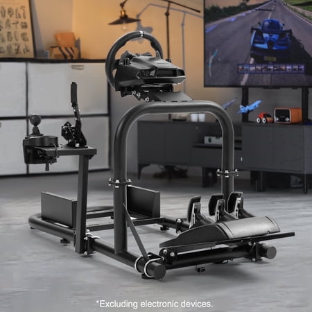 Marada Racing Simulator Cockpit Stand Stable Adjustable Fits Logitech G920 G29 G27 T248PS T248