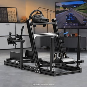 Marada Racing Simulator Cockpit for Logitech G920 G29, Thrustmaster T80 T150, Black
