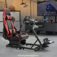 thumbnail image 1 of Marada Racing Simulator Cockpit with Game Seat Adjustable Fit for Logitech G25 G27 G29 G920 Racing Wheel Stand, 1 of 20