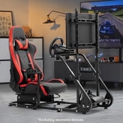 Marada Racing Simulator Cockpit with Monitor Stand, Gaming Chair for G923 G920 T500 Fanatec T3PA/Tgt