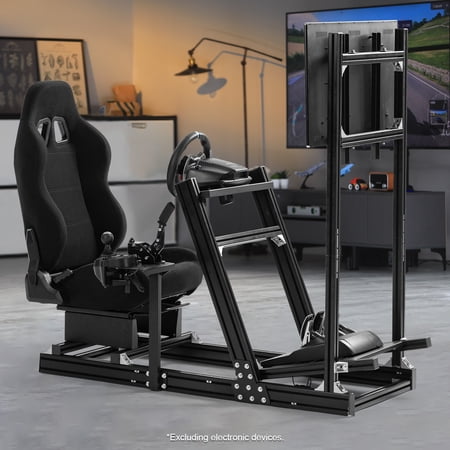 Marada Sim Racing Cockpit Wheel Stand Adjustable Aluminum Fit for Thrustmaster T80,T150,T248X,TX,T300RS,Fanatec