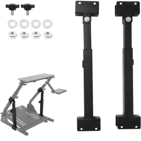 Marada Support Rods Suitable for 30 * 30mm Square Tube Racing Game Wheel Stand with Mounting Parts