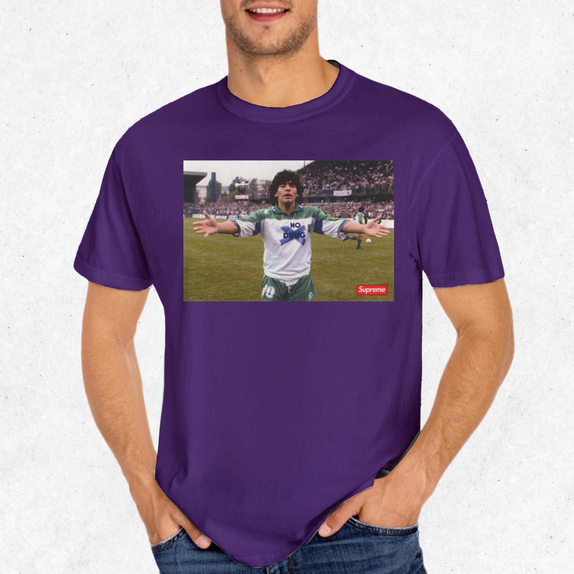 Supreme Maradona Tee Purple X-LARGE