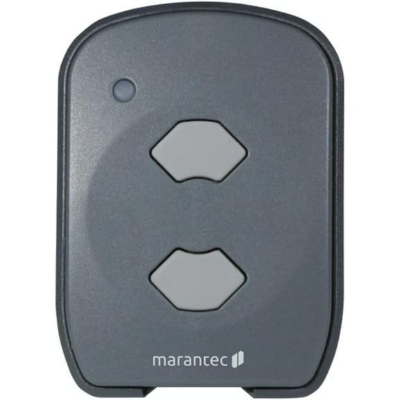 Marantec(315 MHz) 2-Button Micro Garage Door Opener Remote, Gray