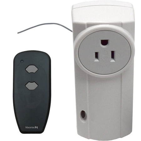 Marantec 75424 External Garage Door Opener PlugIn Receiver Kit w/ Remote Control