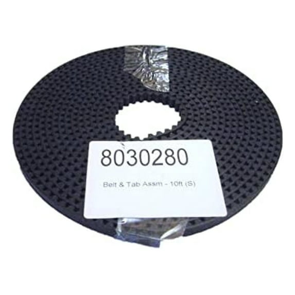 Marantec Garage Door Belt & Tab Assembly 10ft 8030280 - Replacement Belt with Tab for 10 Foot Doors - Compatible with Marantec Openers