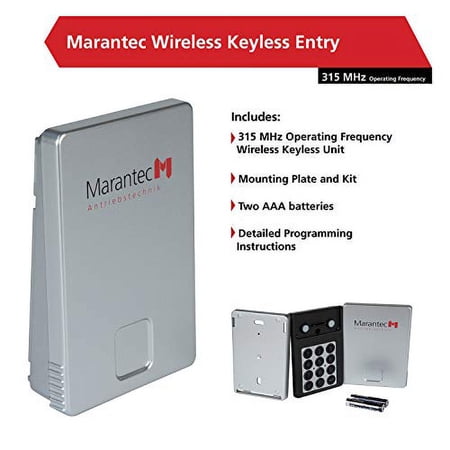 Marantec Wireless Keyless Entry System for Garage