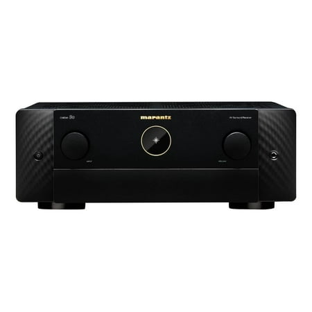 Marantz - Cinema 50 110W 9.4-Ch Bluetooth Capable with HEOS 8K Ultra HD HDR Compatible A/V Home Theater Receiver with Alexa - Black