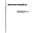 thumbnail image 1 of Instruction Manual ONLY for Marantz SR19 Surround Receiver Owners Manual REPRINT, 1 of 1