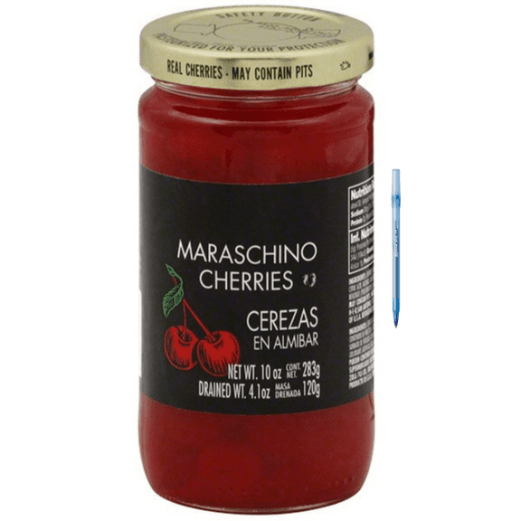 Maraschino Cherries, Real Cherries, 10 oz