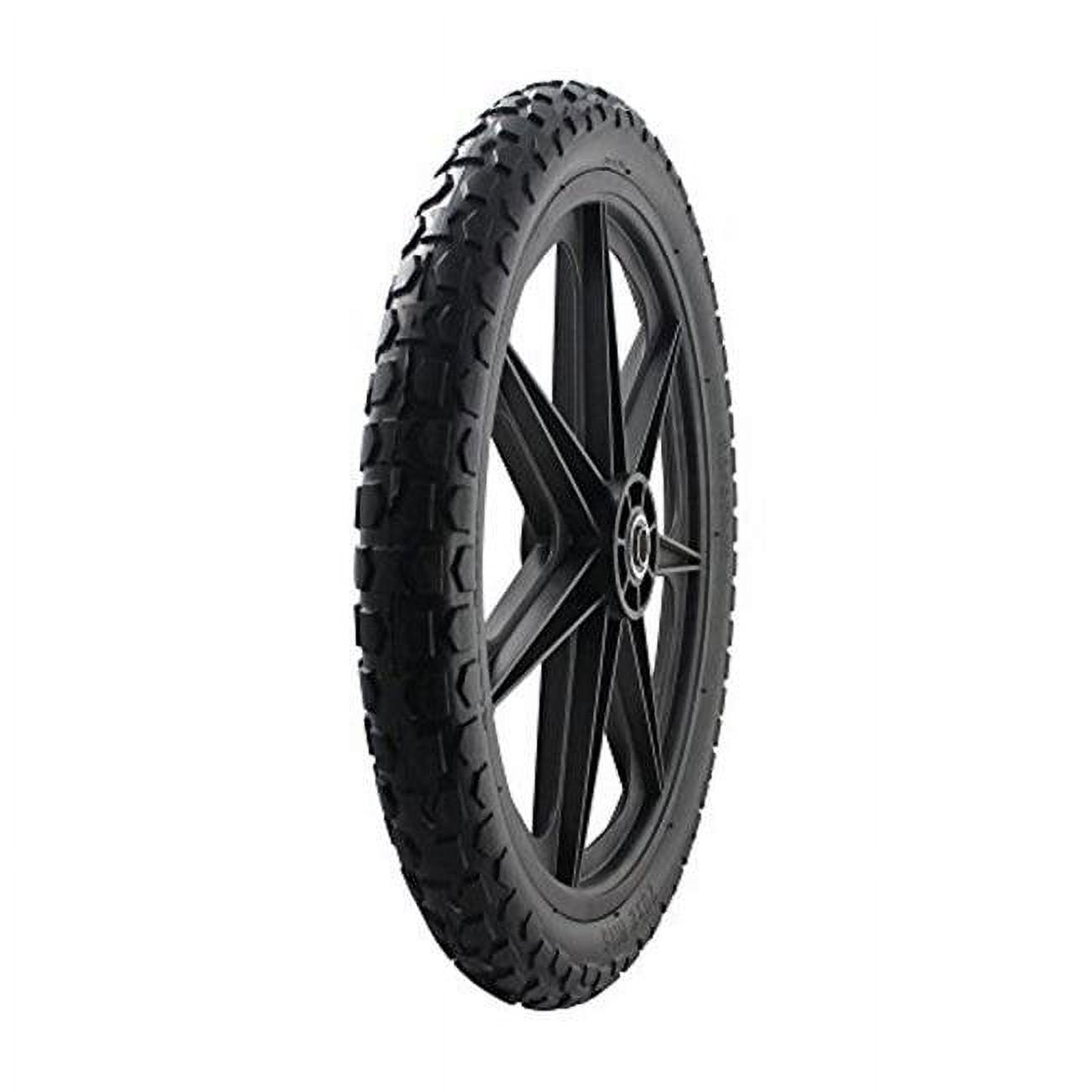 Marathon 30031 Flat Free Sawtooth Utility Tire on Rim 4.10/3.50-4 Pack