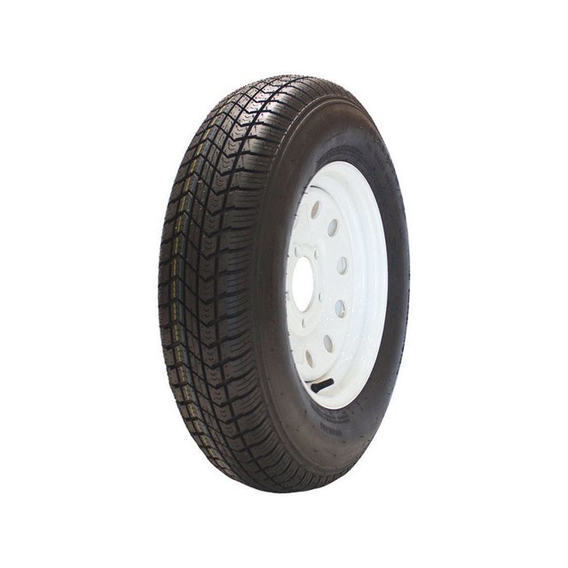 Marastar 80302 175/80R13 Radial Trailer Tire Modular White Steel 5 / 4 ...
