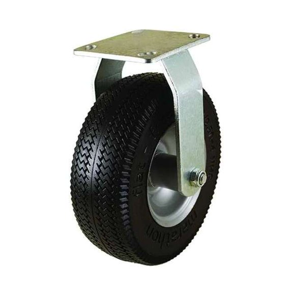 Marastar Plate Caster,Rigid,Polyurethane,9 7/8"H #00315