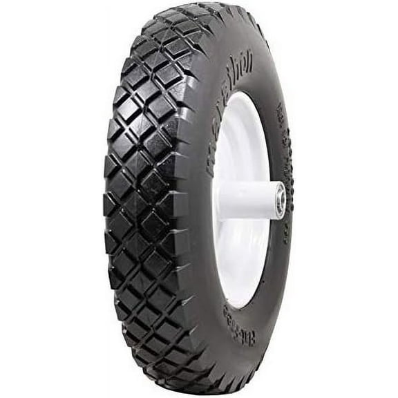 Marathon 00047 16" Knobby Flat Free Wheelbarrow Tire