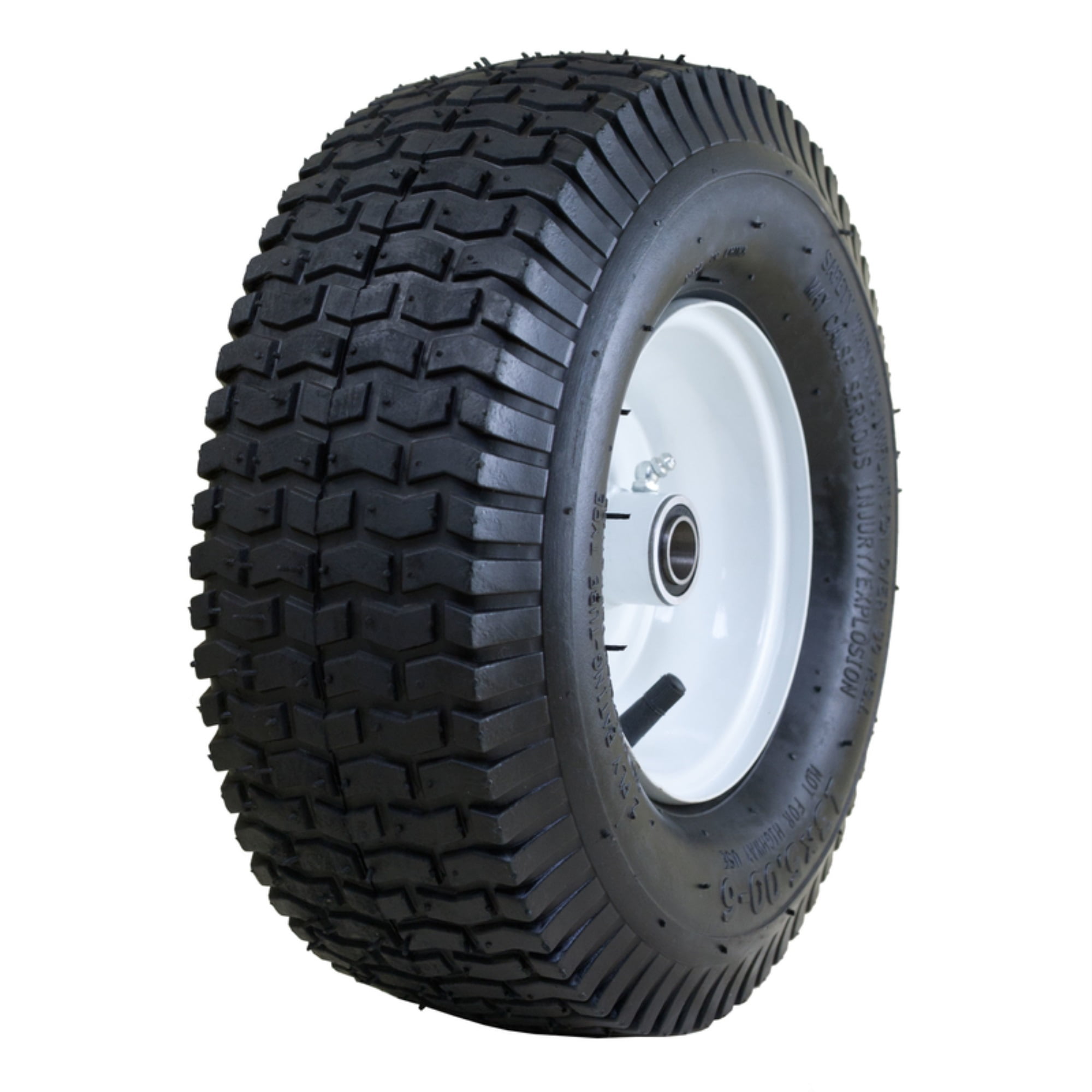 Marathon 13 x 5.00-6, 3" Centered Hub Pneumatic Riding Lawn Mower Front Tire