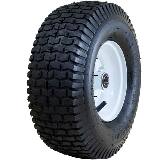 Marathon 13 x 5.00-6, 3" Centered Hub Pneumatic Riding Lawn Mower Front Tire