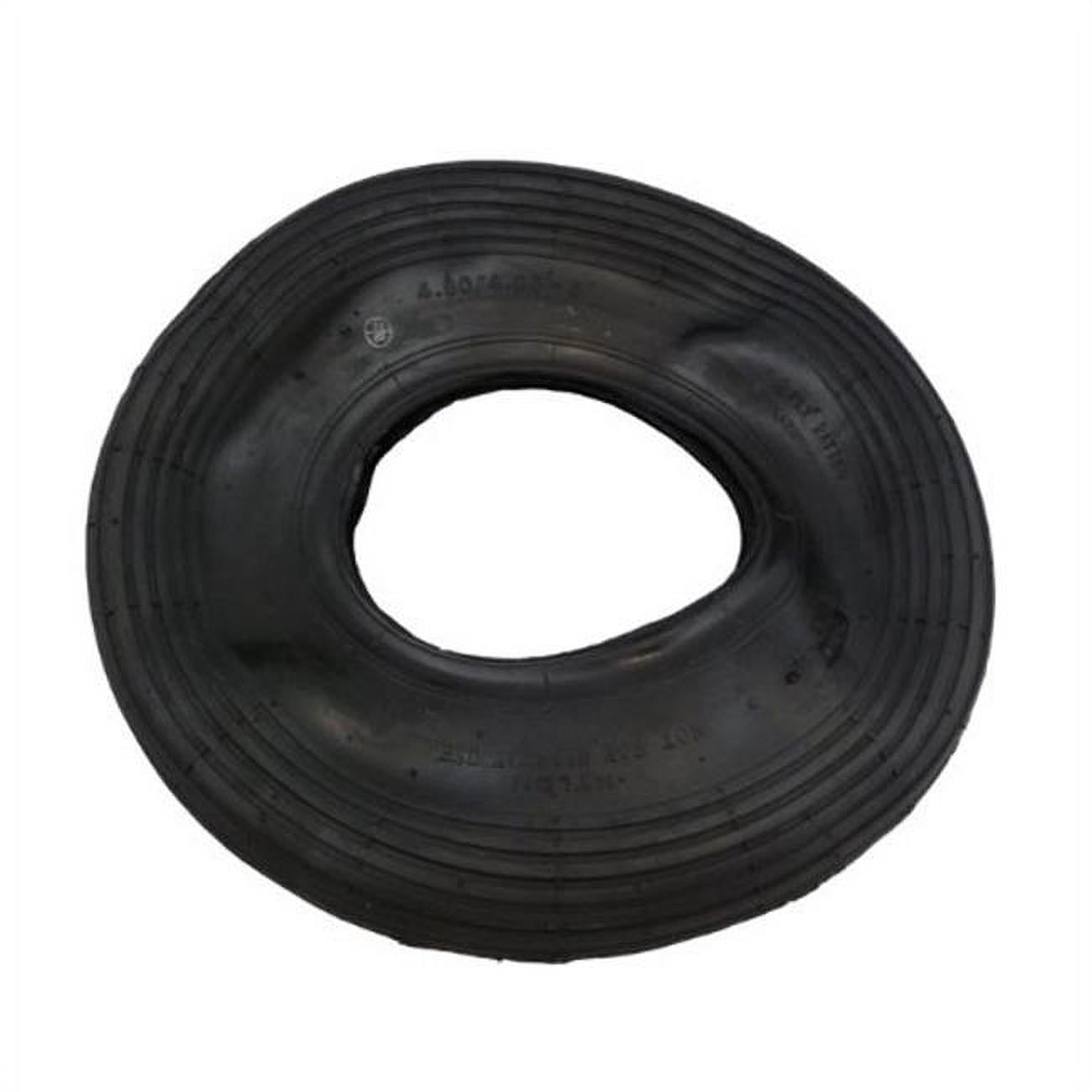 Marathon 20002 Wheelbarrow Tire, Ribbed Tread, Pneumatic, 4.80-8 - Quantity 1