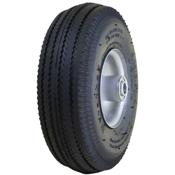 Marathon 20010 4" Pneumatic Tire & Tube On Steel Rim