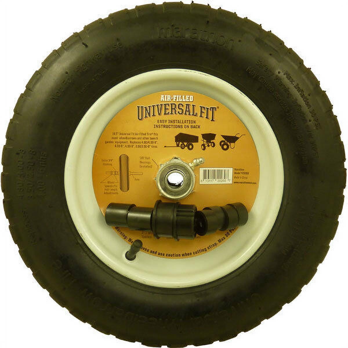 Marathon 20265 Pneumatic Air Universal Utility Wheelbarrow Tire 4.80/4. ...