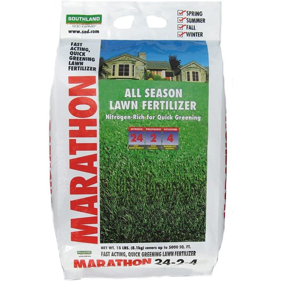 Marathon 24-2-4 All Season Fertilizer Bag, 18 lb