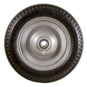 Marastar Flat Free Wheel,Polyurethane,300 lb,Gray 30031