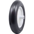 thumbnail image 1 of Marathon 4.80/4.00-8" Flat Free Wheelbarrow Tire on Wheel, 6" Centered Hub, 5/8" Ball Bearings, Ribbed Tread — Standard Vehicle Use, OE Replacement, 1 of 1