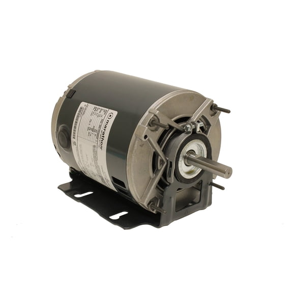 Marathon 48S17D2055 Belt Drive Motor, 1 Split Phase, Open Drip Proof, Resilient Ring Mount, Ball Bearing, 1/4 hp, 1725 RPM, 1 Speed, 115 VAC, 48YZ Frame CA3