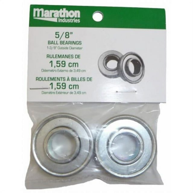 Marathon 5/8"" Standard Ball Bearings 60001 (2 Pack)