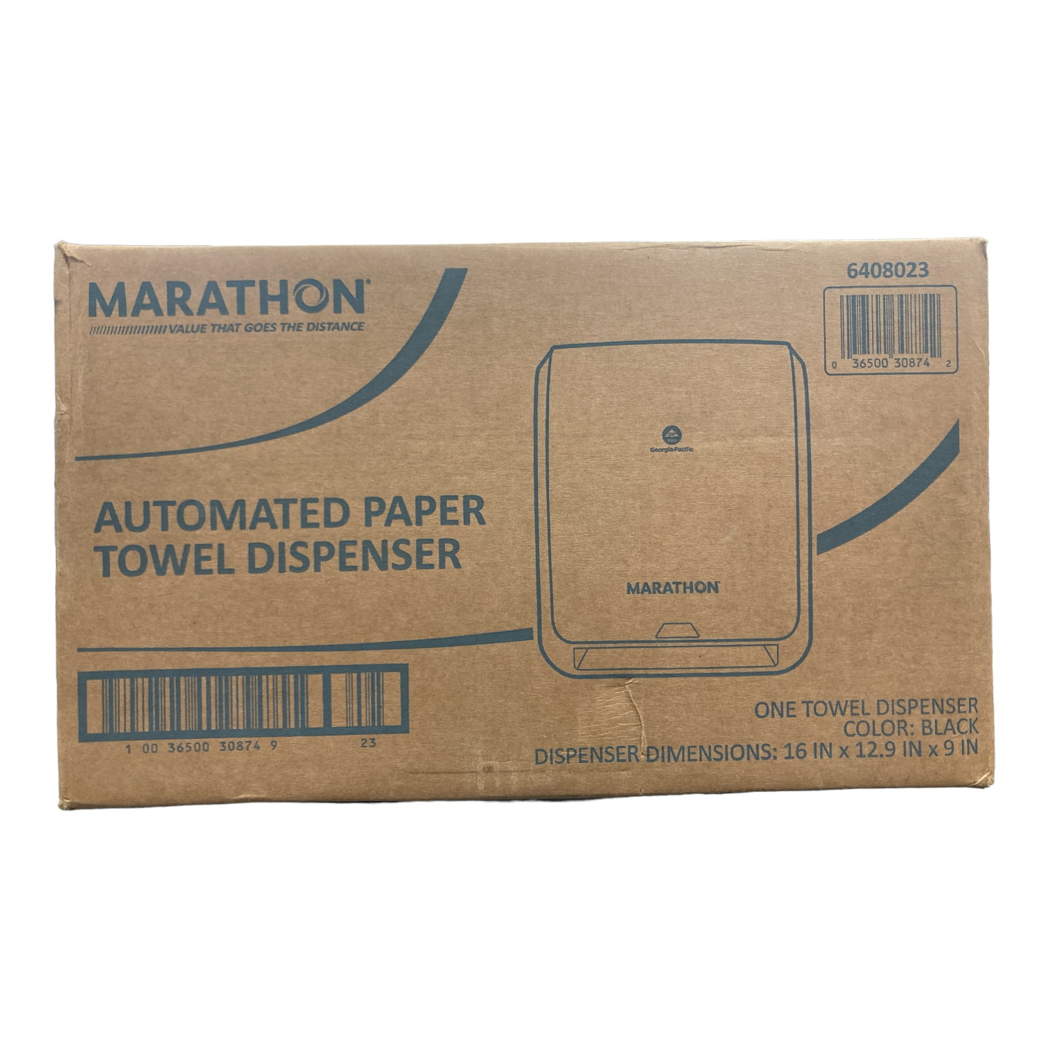 Marathon Black Automatic Paper Towel Dispenser