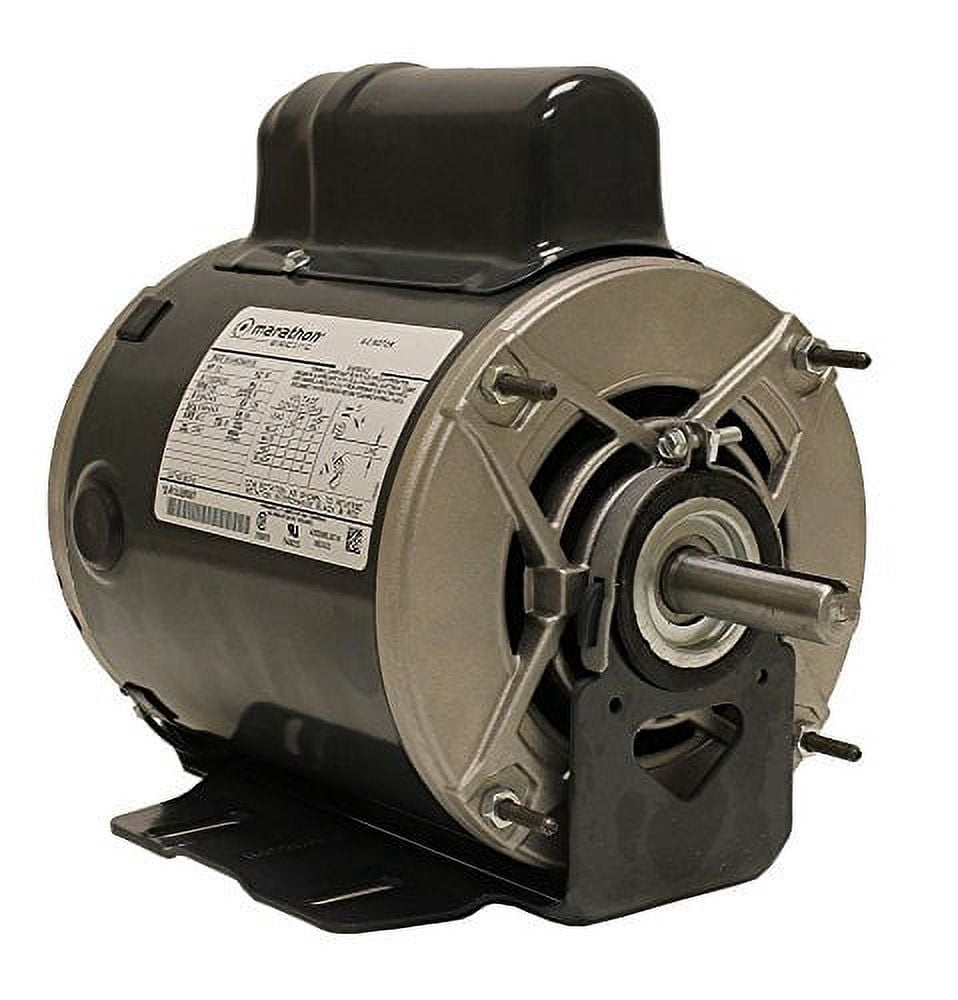 Marathon B1316 56 Frame General Purpose Motor, Single Split  Phase, Resilient Base, Open Drip Proof, 8.8/4.2-4.4 amp, 1/