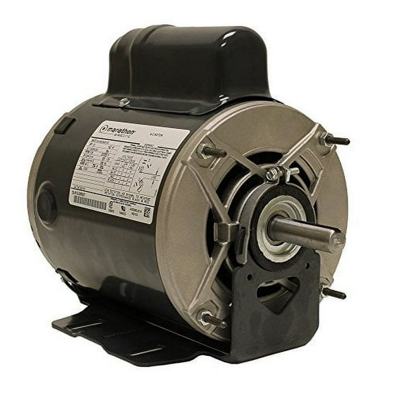 Marathon B1316 56 Frame General Purpose Motor, Single Split Phase, Resilient Base, Open Drip Proof, 8.8/4.2-4.4 amp, 1/