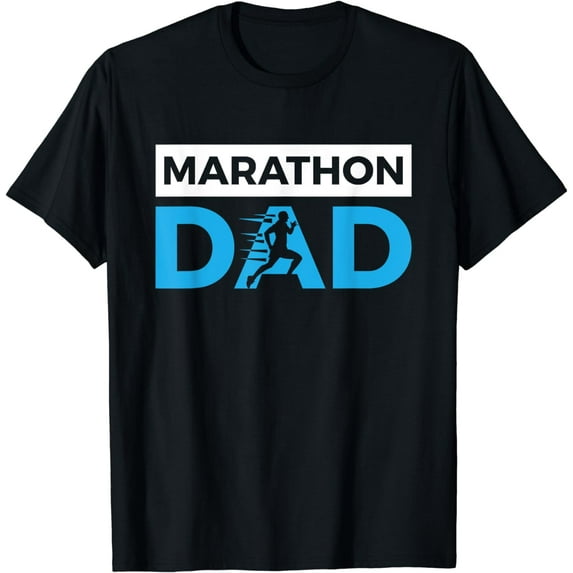 Marathon Dad Funny Sport Running Fathers Day Gift T-Shirt