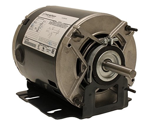 Marathon H160 48Z Frame Belt Drive Blower Motor, Single Split Phase, Resilient Ring Mount, Open Drip Proof, Ball Bearing, 5.1 amp, 1/4 hp, 1725 rpm, 115V