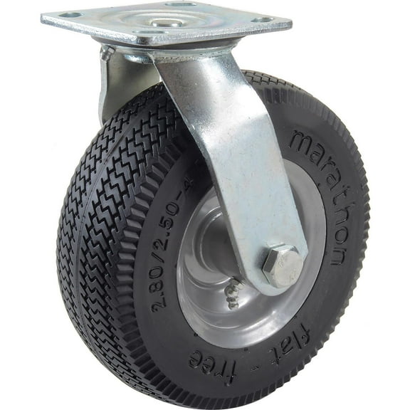 Marathon 00316 8"" Swivel Caster - Flat Free