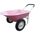 thumbnail image 1 of Marathon Industries 70013 5 Cubic Feet Pink Poly Wheelborrow, 1 of 2