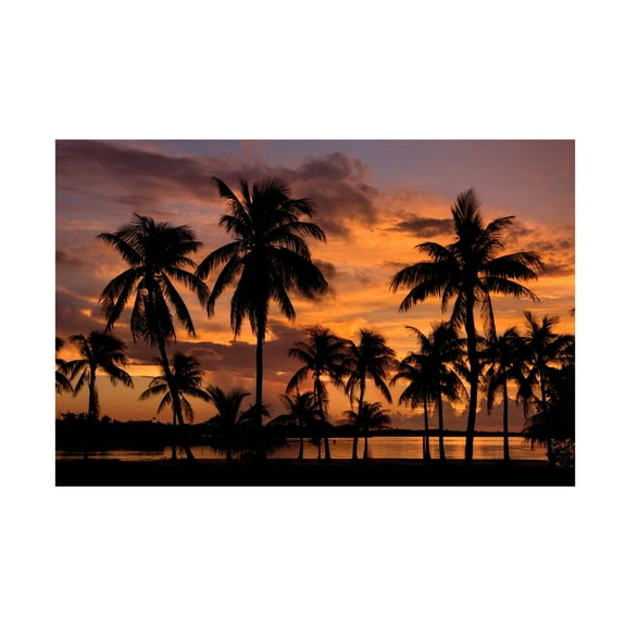 Marathon Key Sunset' Canvas Art by Mike Jones Photo