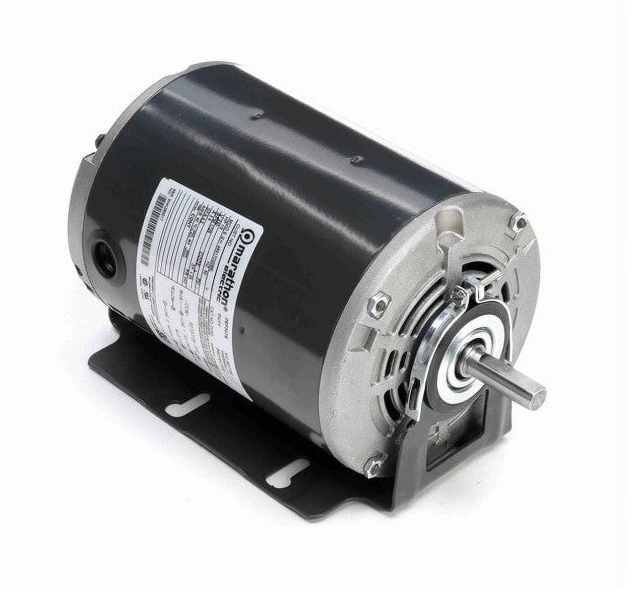 Marathon Motors MD163 D163 1/2 hp (1 speed) 230V 1800 RPM ODP 48Y Frame Resilient Base Blower Motor