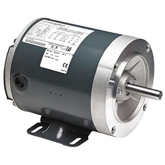 Marathon Motors MD390 D390 56C Frame 56T34T5303 TENV General Purpose Motor, 3 Phase, C-Face with Base, Ball Bearing, 1/3 hp, 3600 RPM, 1 Speed, 208-230/460 VAC