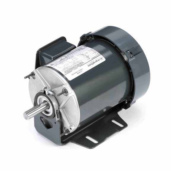 Marathon Motors MH236 Motors Fan & Blower Split Phase and Capacitor Start Motor, 1/3 HP, 1725 RPM, 115 Volts