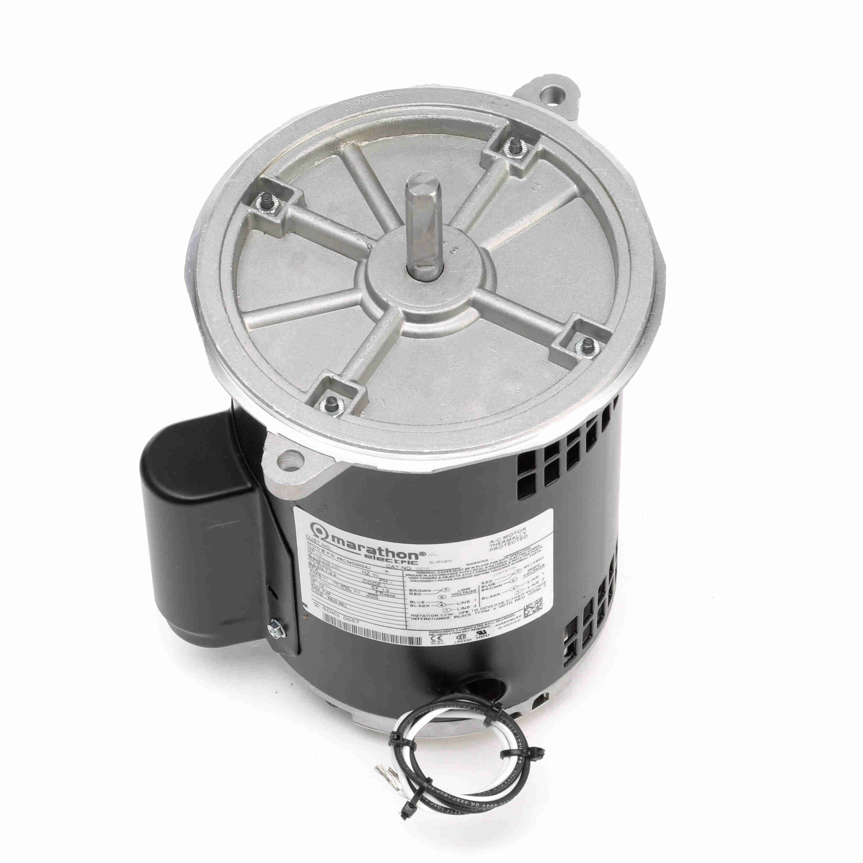 Marathon Motors MO010 O010 Single Phase HVAC/R Motor