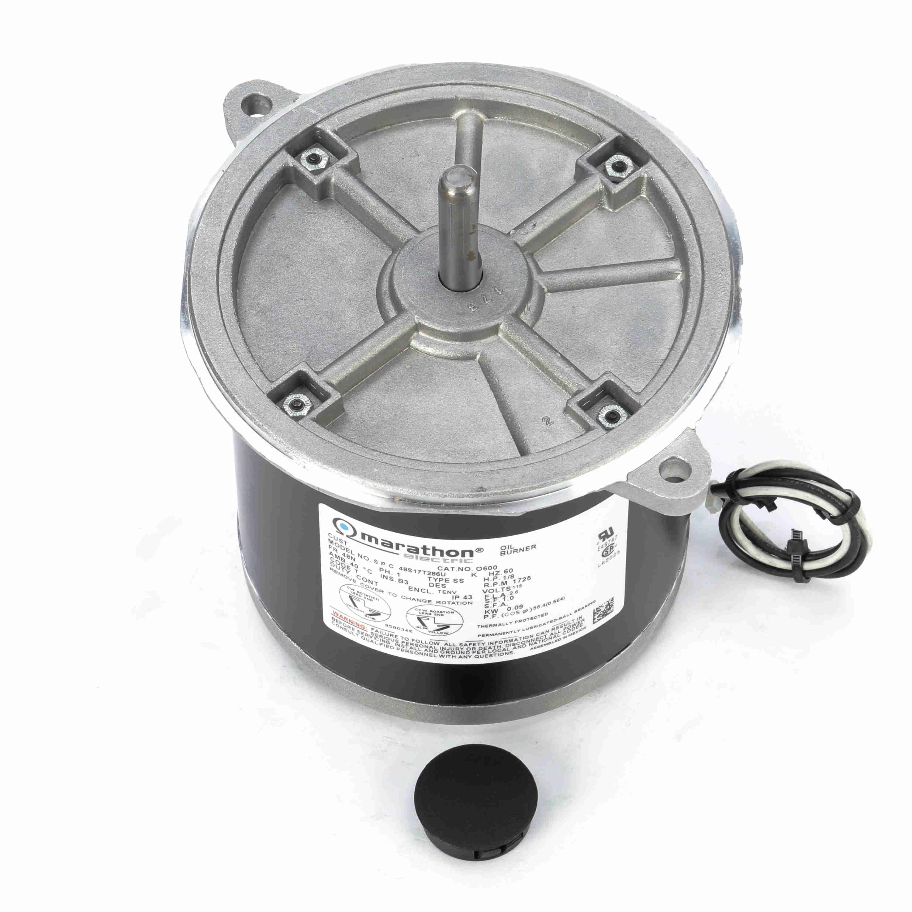 Marathon Motors MO600 O600 Single Phase HVAC/R Motor