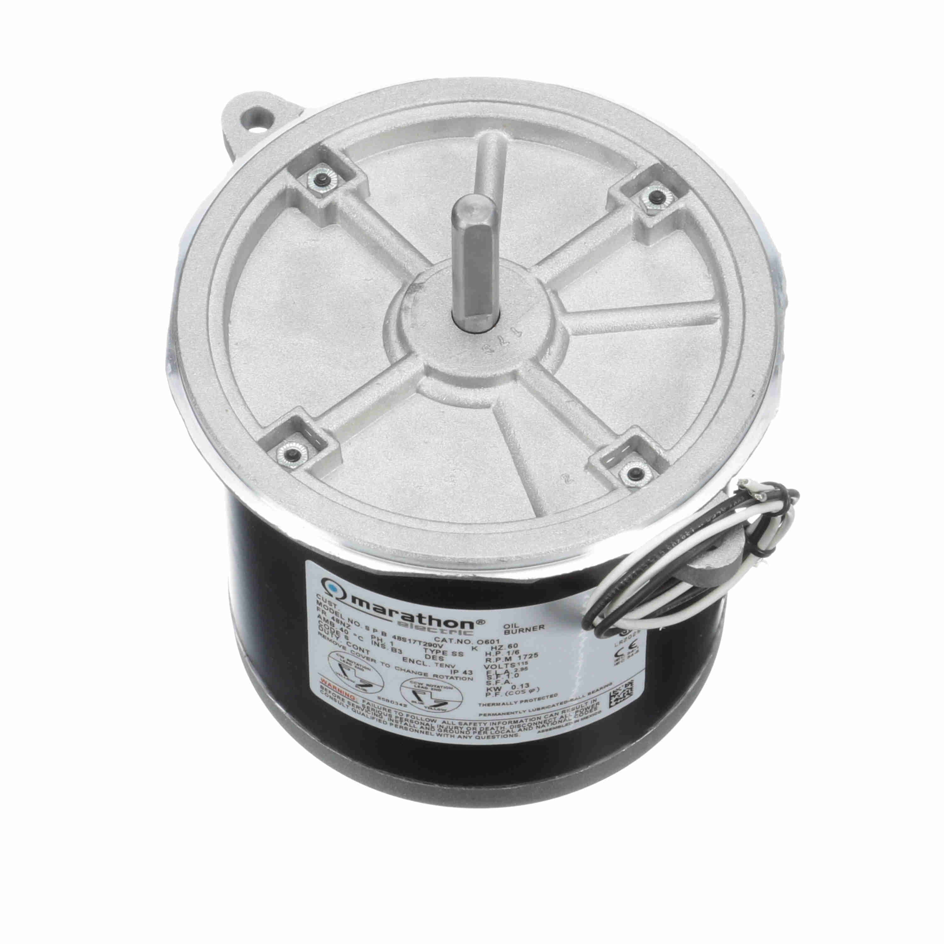 Marathon Motors MO601 O601 Single Phase HVAC/R Motor