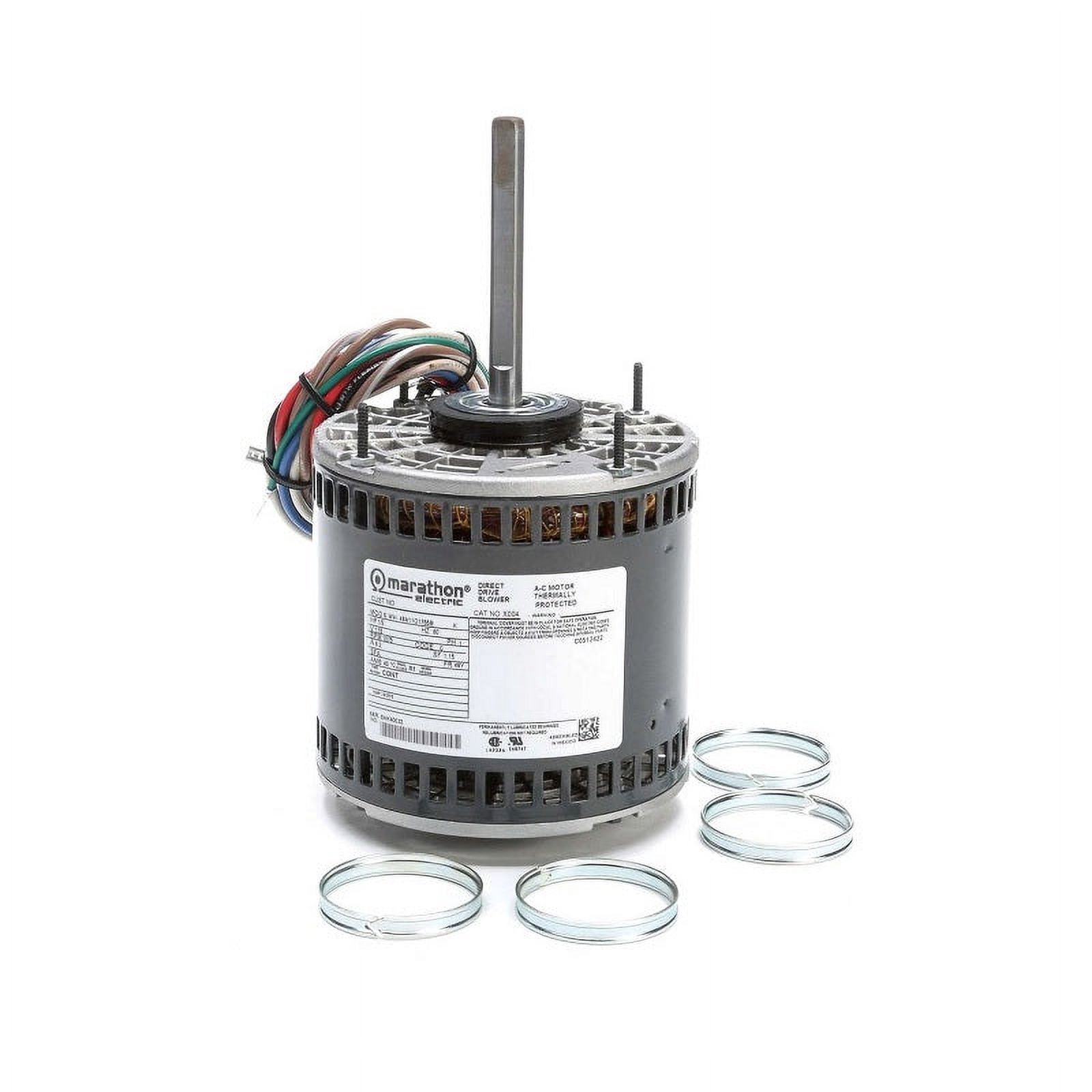 Marathon Motors MX004 X004 1/2HP 1075RPM 48Y 115V OPAO 1PH MOTOR