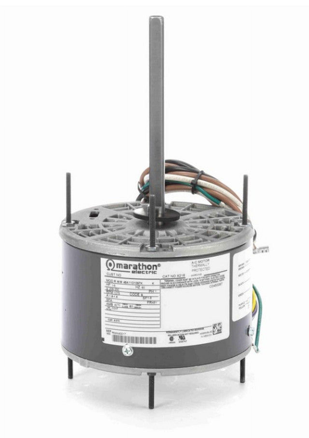 Marathon Motors MX216 X216 1/5 hp (1 speed) 208-230V 1075 RPM OPAO 48Y Frame PSC Motor