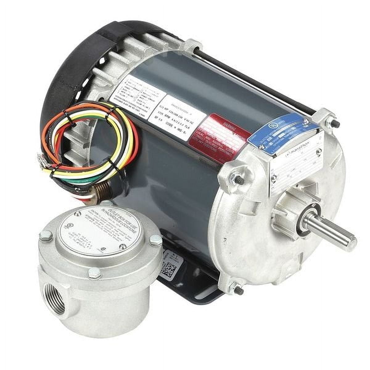 Marathon Motors Motor,1/3 HP,1725 rpm,56,115/208-230V 056C17G5315