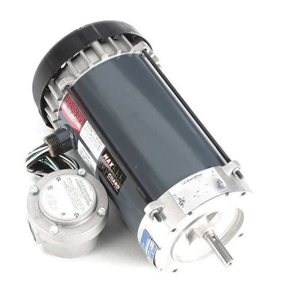 Leeson Hazardous Location Motor,1 HP,3.3/1.6A 056T17G15599