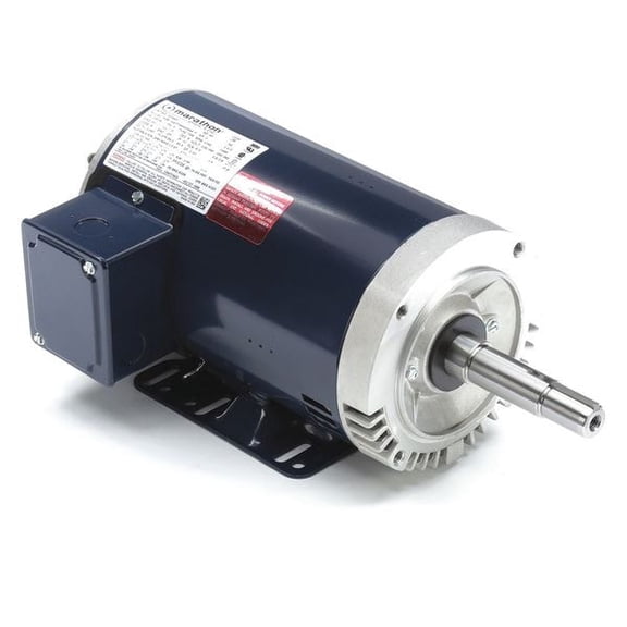 Leeson Close-Coupled Pump Motor,3-Phase,2 HP 145TTDR6036