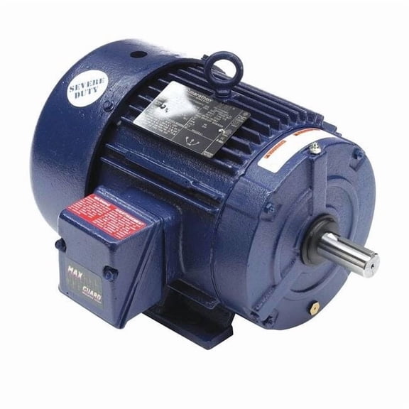 Marathon Motors Severe Duty Motor,5 HP,1,755 RPM,460V 184TTFCD6526